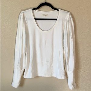 Madewell Puff sleeve sweater. EUC